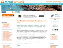 Tablet Screenshot of maui-hawaii-dream-vacations.com